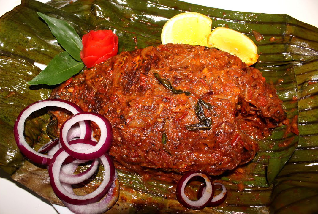 Karimeen Pollichathu - kerala cuisine