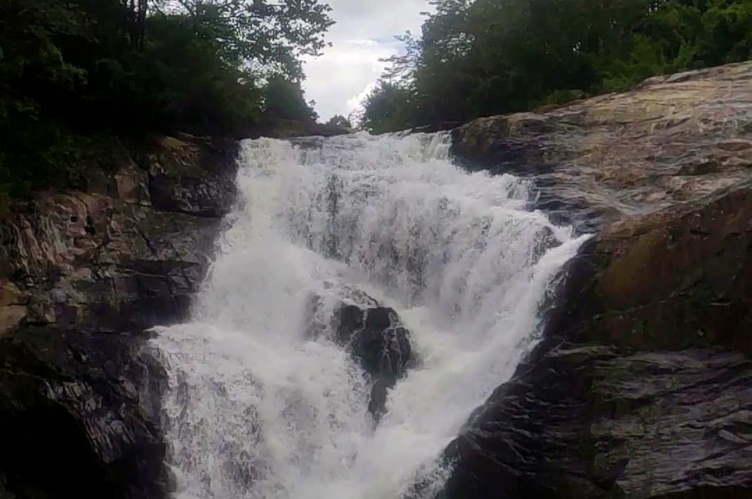 Meenmutty Waterfall in Wayanad Kerala