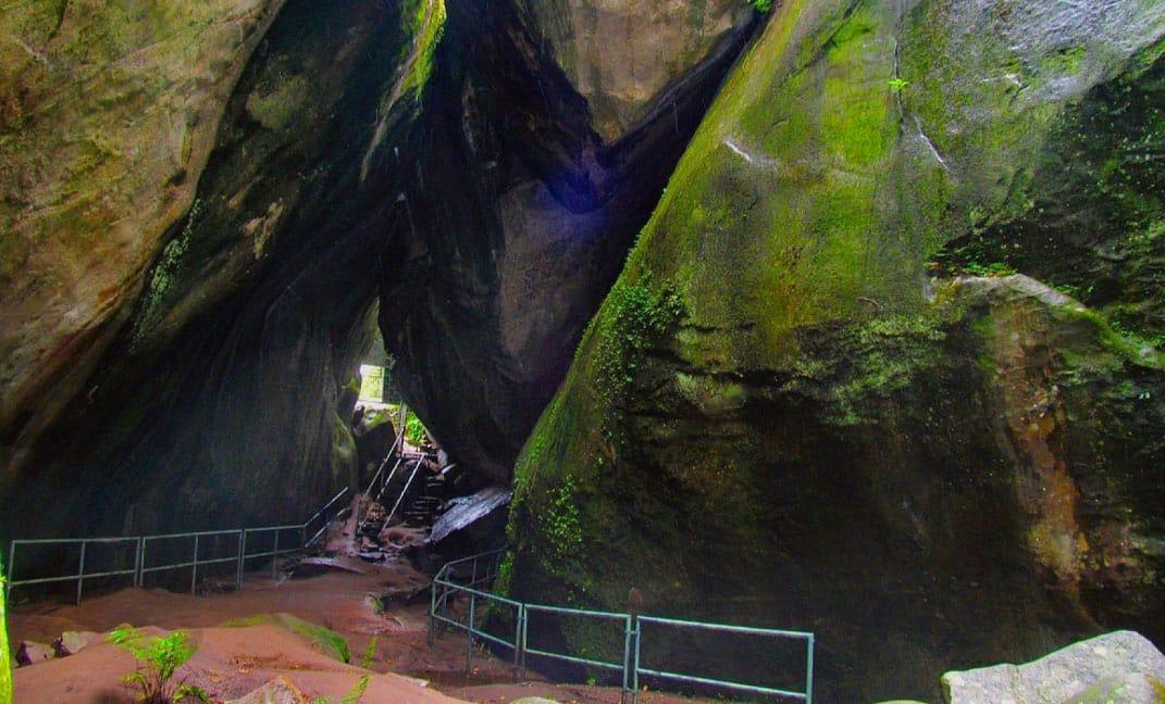 Edakkal caves in Wayanad, Kerala
