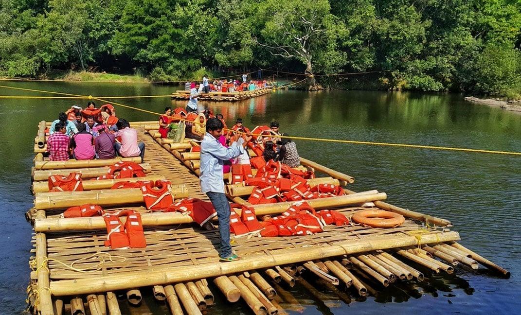 Bamboo Rafting in Wayanad