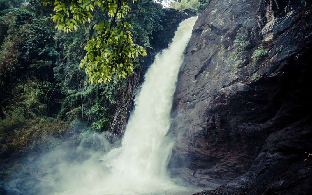 Asia's biggest waterfall in wayanad